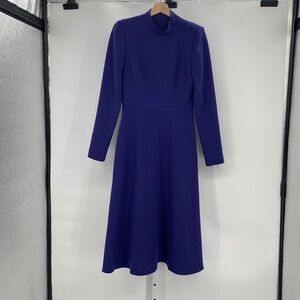 Black halo blue dress size8